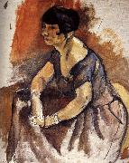 Lady  Portrait of Andora Jules Pascin